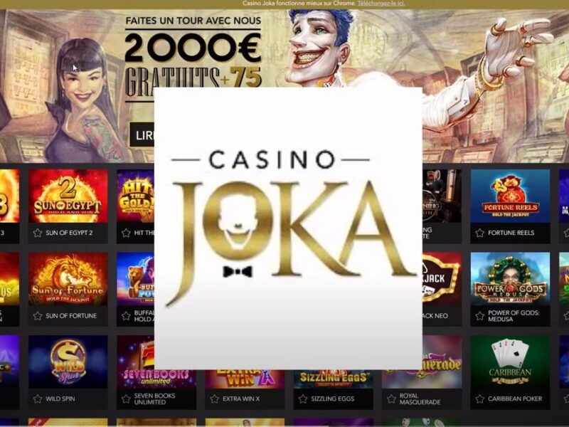Les jeux en ligne de Joka Casino