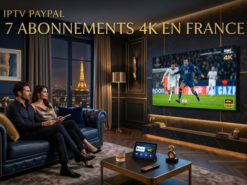 Guide IPTV PayPal : Top 7 Abonnements 4K en France